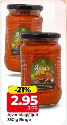 Ajvar blagi/ljuti 350 g Bingo