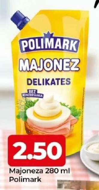 Majoneza 280 ml Polimark