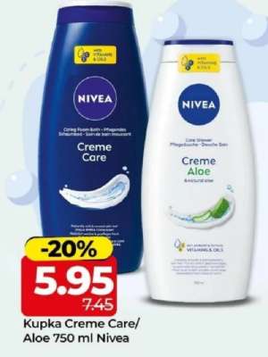 Kupka Creme Care/Aloe 750 ml Nivea