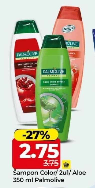 Šampon Color/ 2u1/ Aloe 350 ml Palmolive