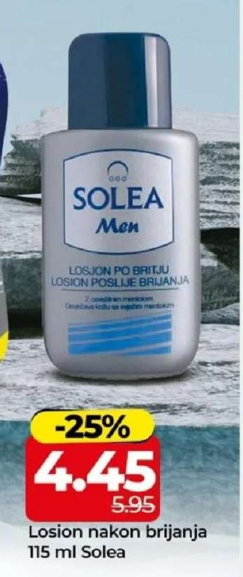 Losion nakon brijanja 115 ml Solea