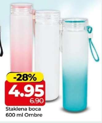 Staklena boca 600 ml Ombre