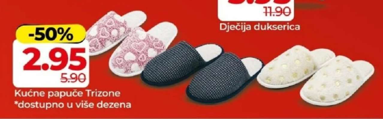 Kućne papuče Trizone
