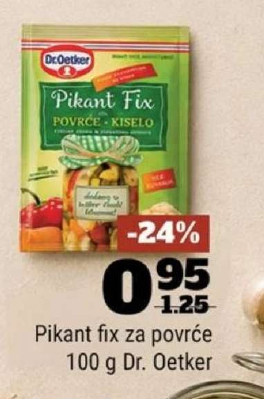 Pikant fix za povrće 100 g Dr. Oetker