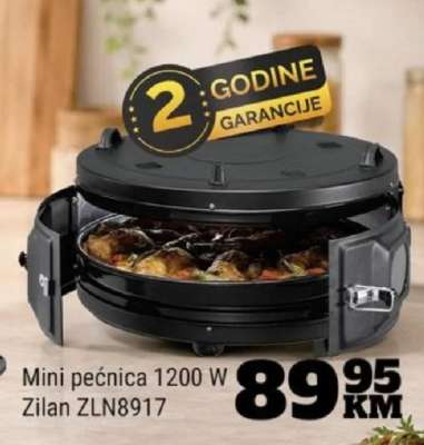 Mini pećnica 1200 W Zilan ZLN8917