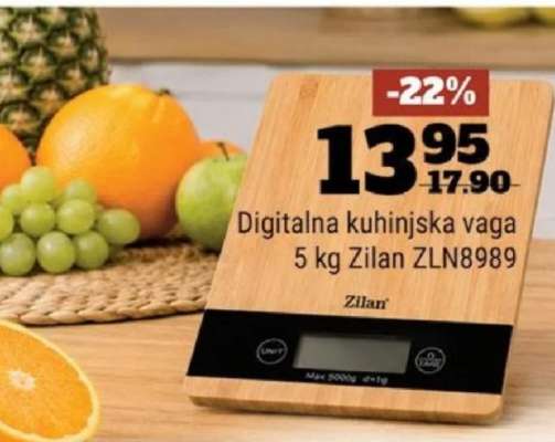 Digitalna kuhinjska vaga 5 kg Zilan ZLN8989