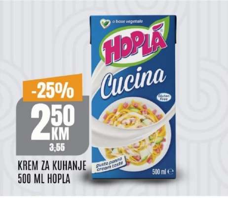 Krem za kuhanje 500 ml Hopla