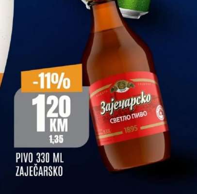 Pivo 330 ml Zaječarsko