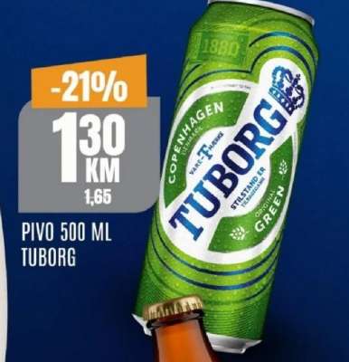 Pivo 500 ml, Tuborg