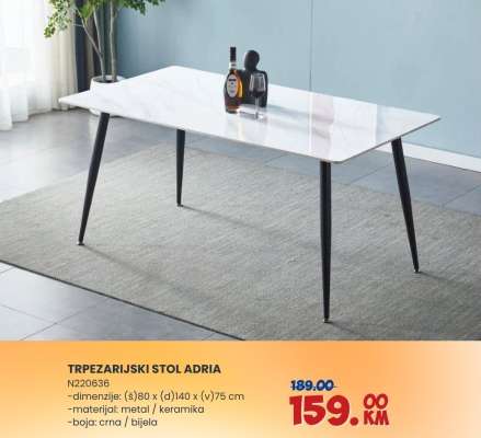 TRPEZARIJSKI STOL ADRIA