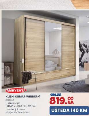 KLIZNI ORMAR WINNER-1