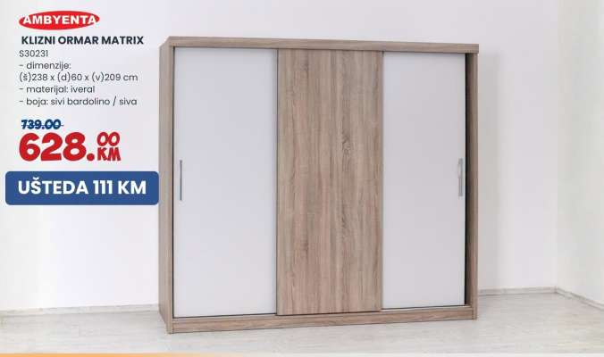 KLIZNI ORMAR MATRIX