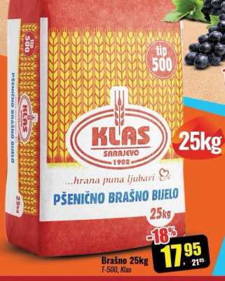 Brašno, 25kg