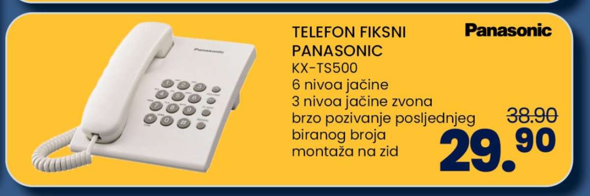 TELEFON FIKSNI PANASONIC KX-TS500