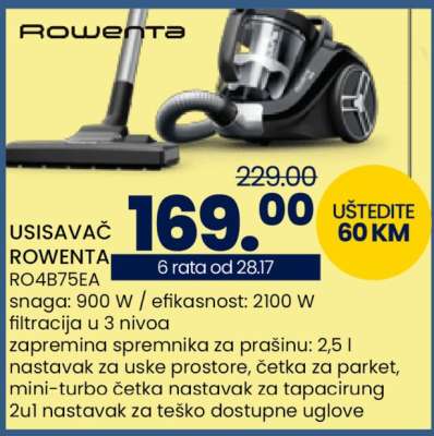 Usisavač Rowenta RO4B75EA