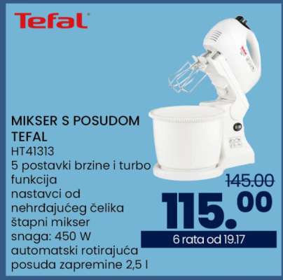 MIKSER S POSUDOM TEFAL HT41313