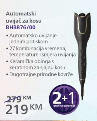 Automatski uvijač za kosu BHB876/00