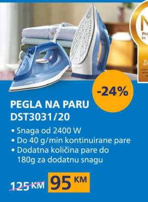 Pegla na paru DST3031/20