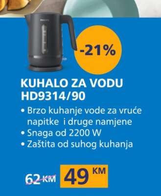 Kuhalo za vodu HD9314/90