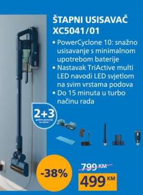Štapni usisavač XC5041/01