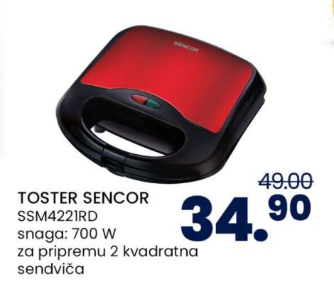 TOSTER SENCOR SSM4221RD