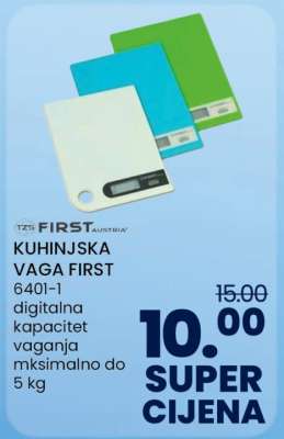 KUHINJSKA VAGA FIRST