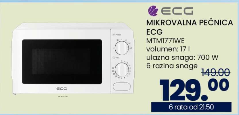 MIKROVALNA PEĆNICA ECG