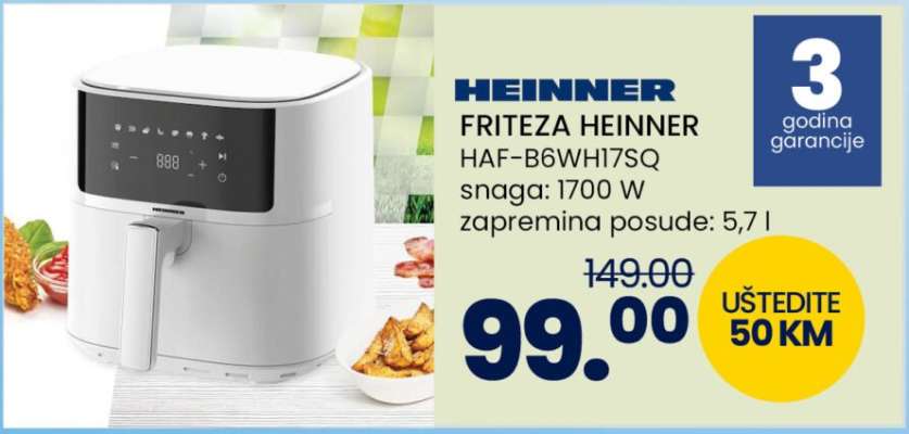 FRITEZA HEINNER HAF-B6WH17SQ
