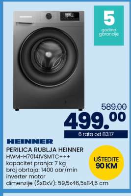 PERILICA RUBLJA HEINNER