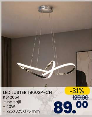 LED LUSTER 19602P-CH
