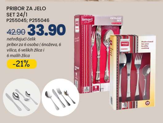 PRIBOR ZA JELO SET 24/1
