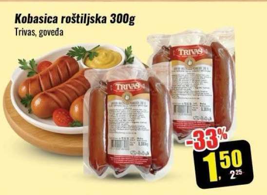 Kobasica roštiljska 300g