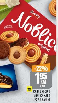 Čajno pecivo Noblice Kako