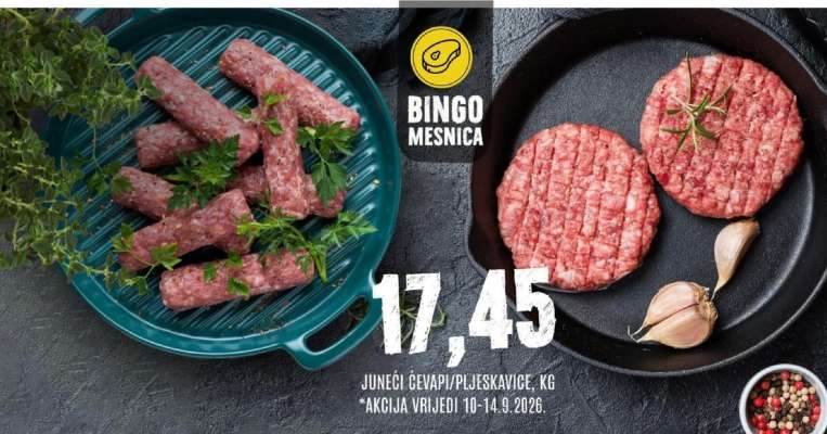 Juneći ćevapi/pljeskavice