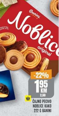 Čajno pecivo Noblice Kako