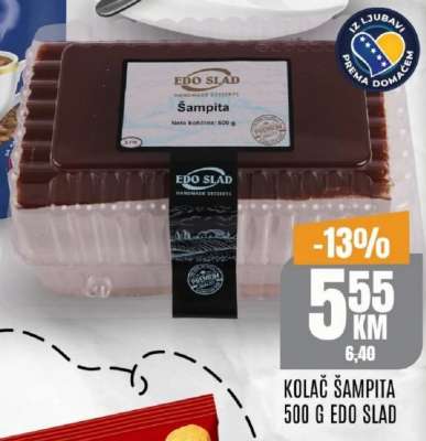 Kolač Šampita 500 g Edo Slad