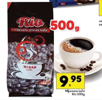 Rio mljevena minas kafa