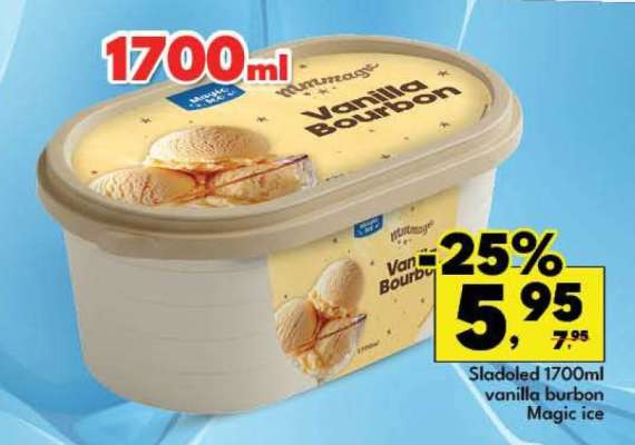 Sladoled 1700ml vanilla burbon Magic ice