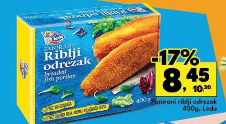 Panirani riblji odrezak