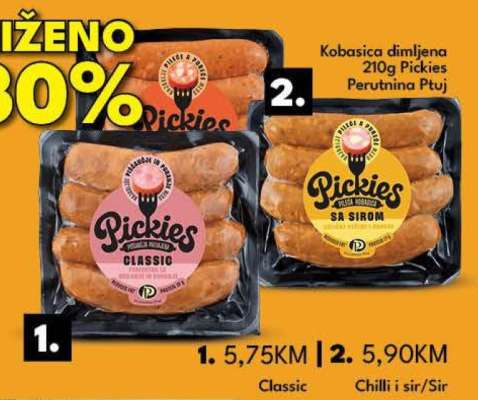 Pickies Kobasica dimljena 210g