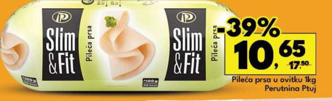 Pileća prsa u ovitku 1kg Perutnina Ptuj
