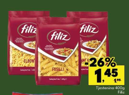 Tjestenina 400g Filiz