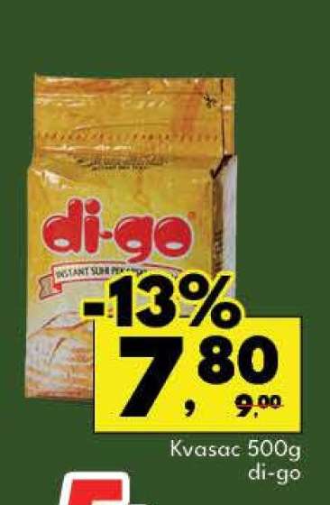Kvasac 500g Di-Go