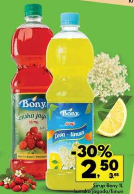 Sirup Bony 1L