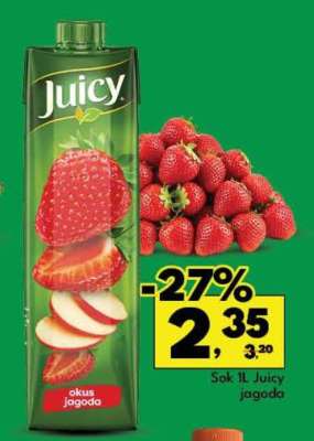 Sok 1L Juicy jagoda