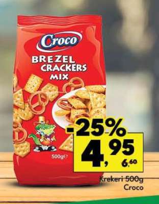 Krekeri 500g Croco