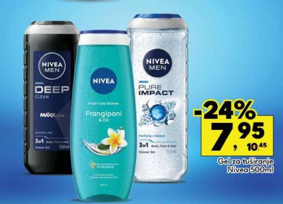 Gel za tuširanje Nivea 500ml