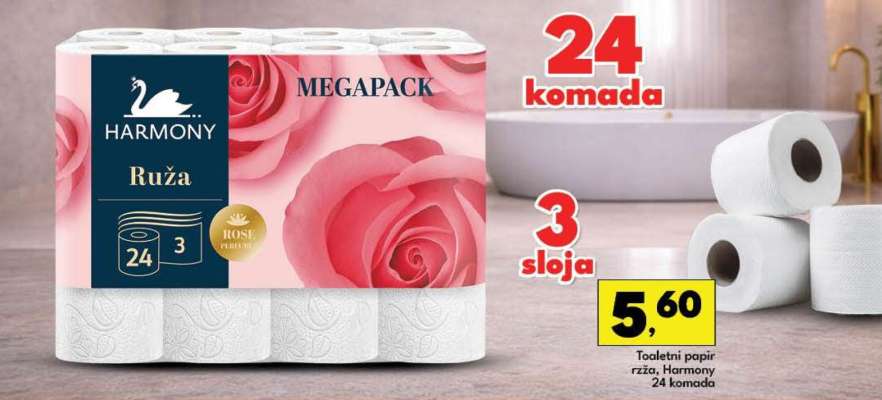 Toaletni papir ruža, Harmony