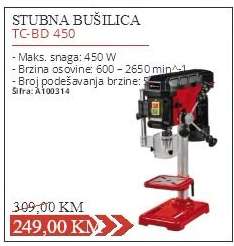 STUBNA BUŠILICA TC-BD 450