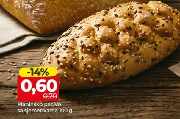 Planinsko pecivo sa sjemenkama 100 g